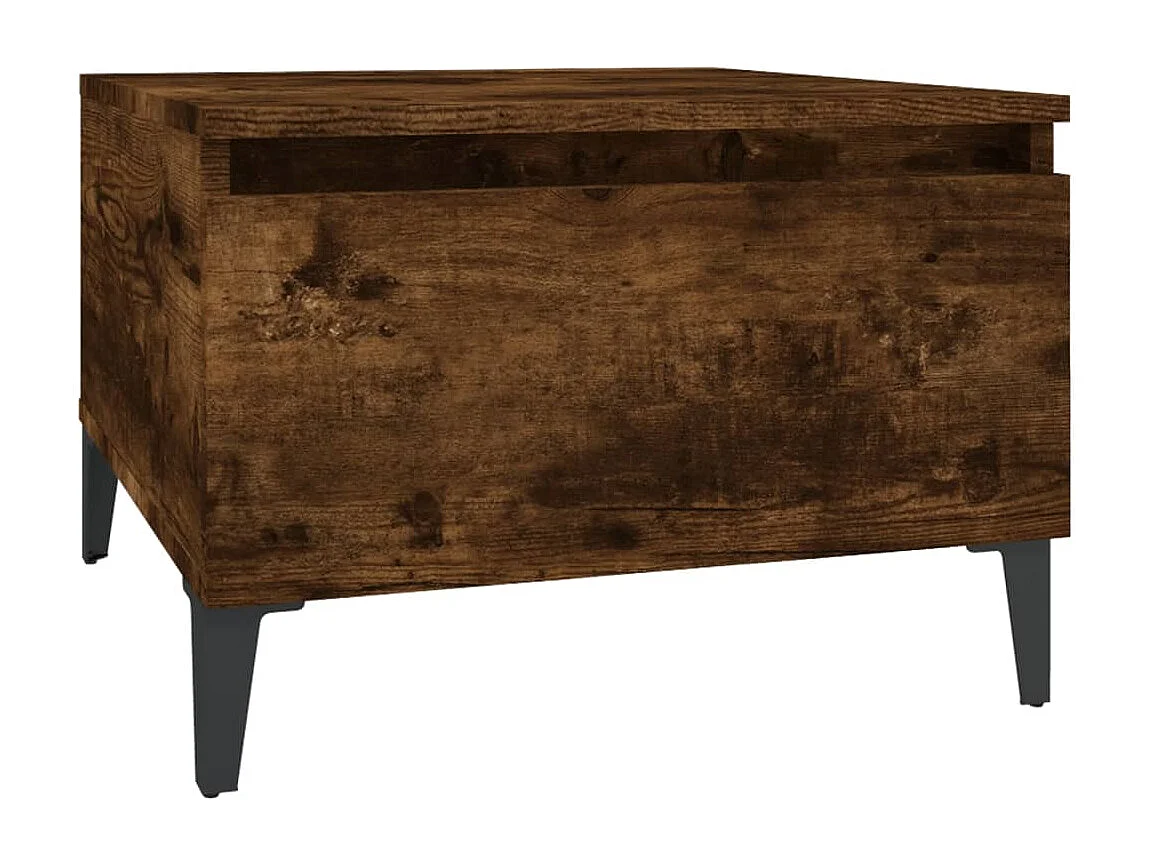 Table d'appoint table basse bois marron 50 x 46 x 35 cm DEC032390