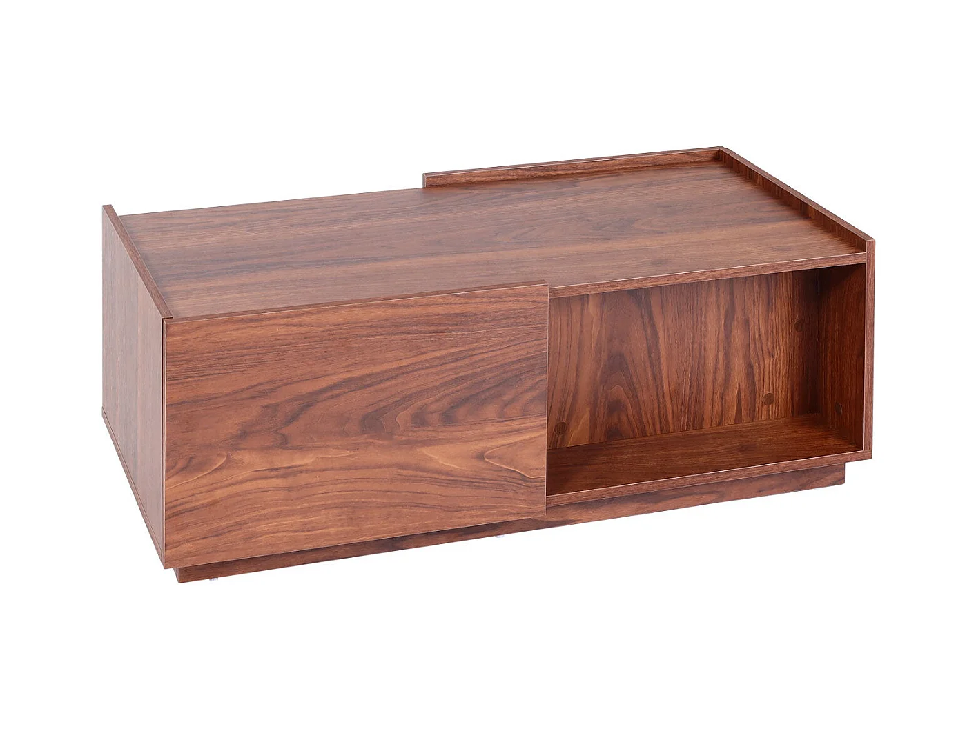 Table basse table de effet bois marron 110 x 50 x 40 cm 04_0008431