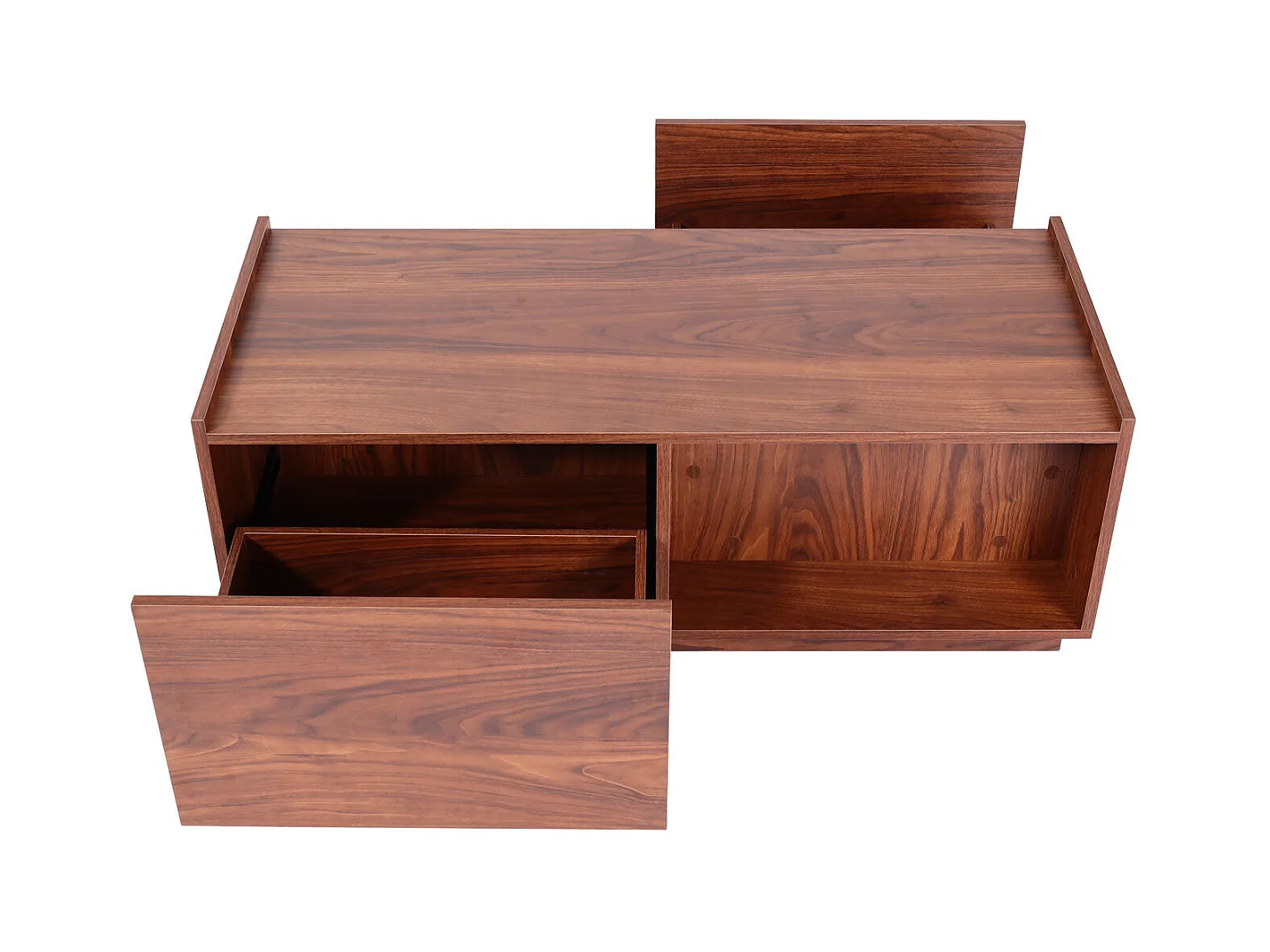 Table basse table de effet bois marron 110 x 50 x 40 cm 04_0008431