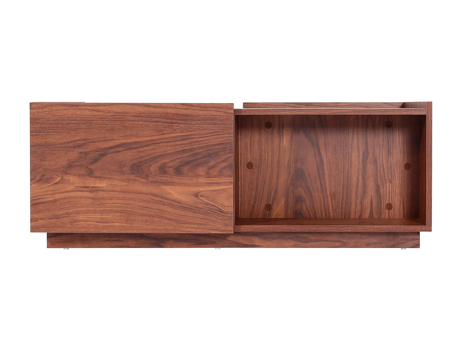 Table basse table de effet bois marron 110 x 50 x 40 cm 04_0008431