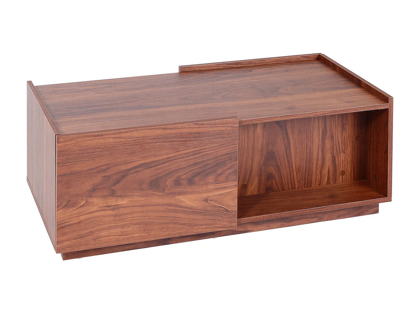 Table basse table de effet bois marron 110 x 50 x 40 cm 04_0008431