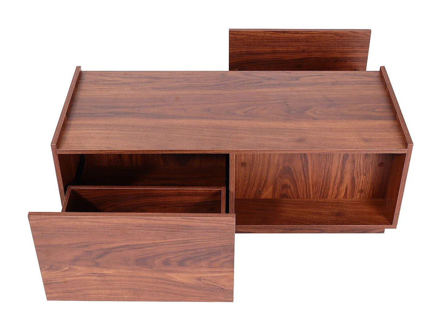 Table basse table de effet bois marron 110 x 50 x 40 cm 04_0008431