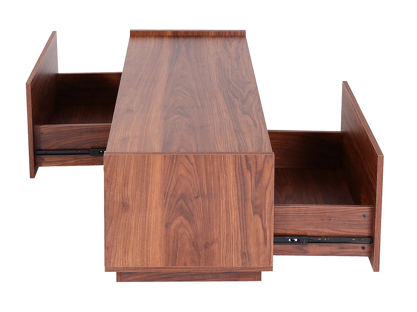 Table basse table de effet bois marron 110 x 50 x 40 cm 04_0008431