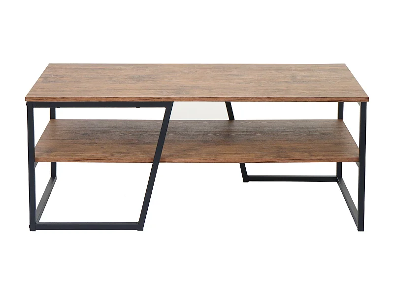 Table basse table d'appoint métal beige 66 x 11 x 118 cm 04_0008422