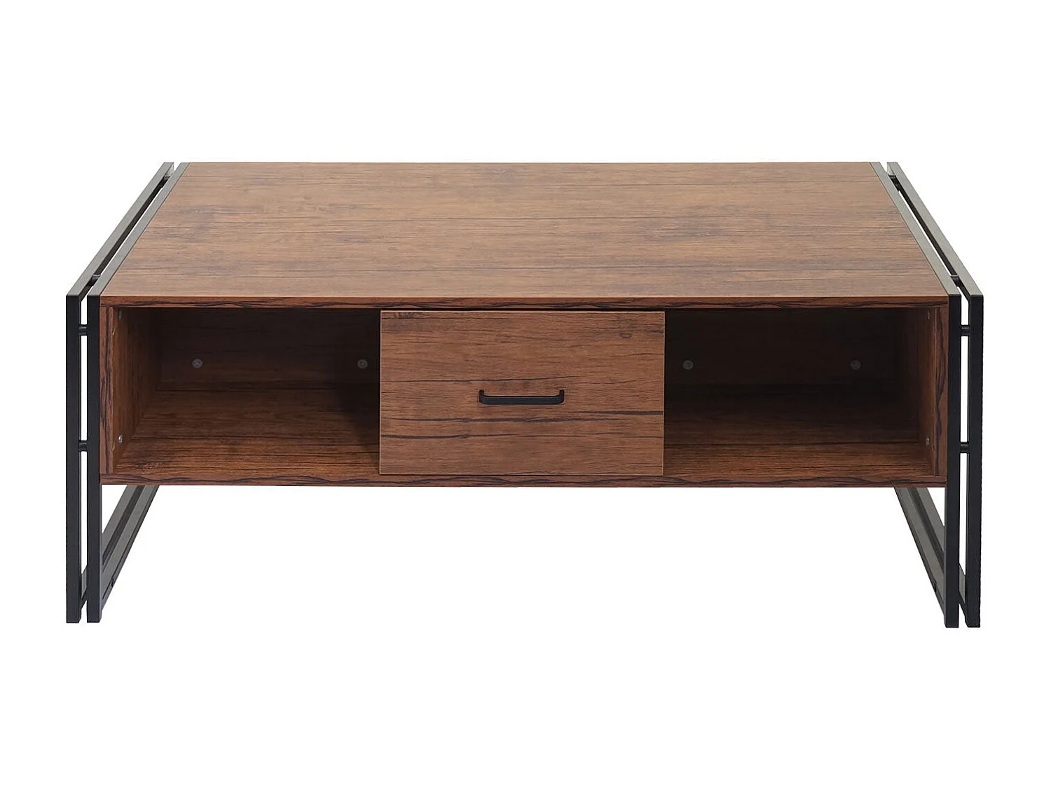 Table basse deux tiroirs métal beige 67 x 13 x 109 cm 04_0008425