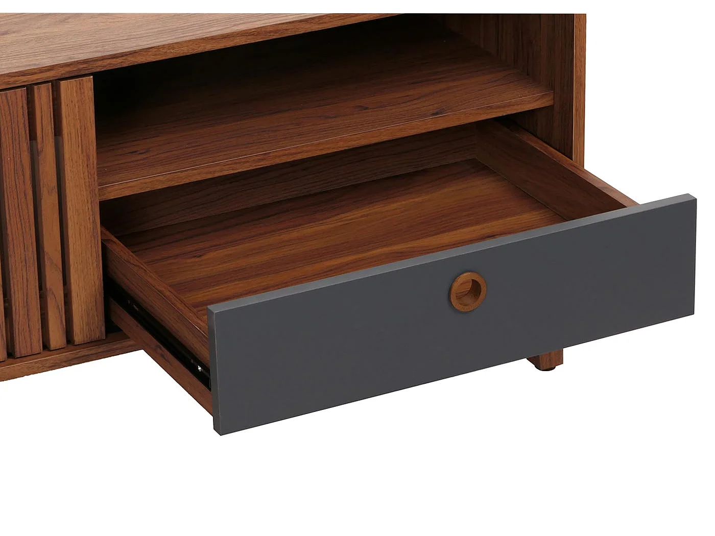 Table basse 2 compartiments bois marron 114 x 59 x 52 cm 04_0008456