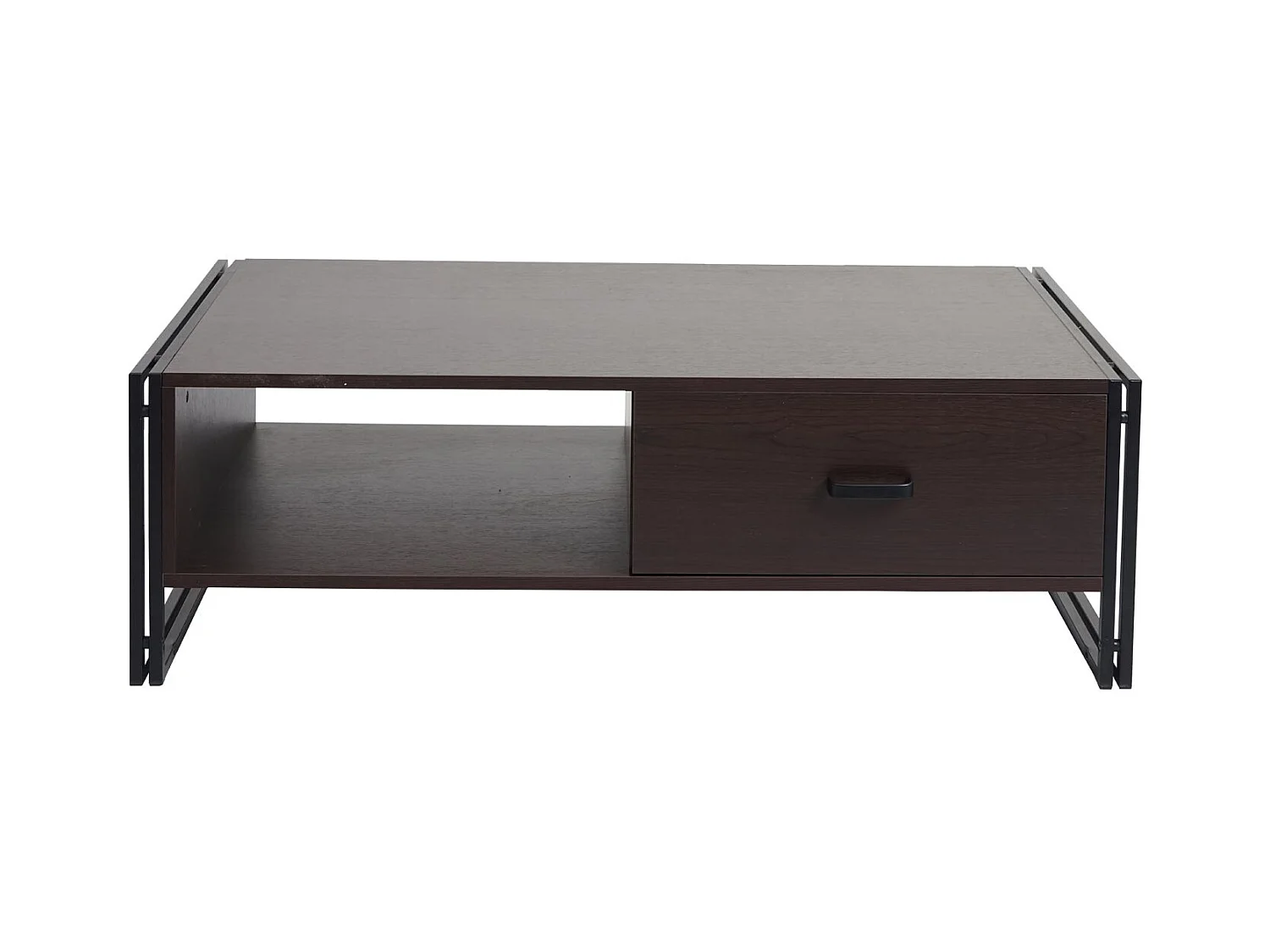 Table basse table d'appoint métal marron 120 x 60 x 41 cm 04_0008421