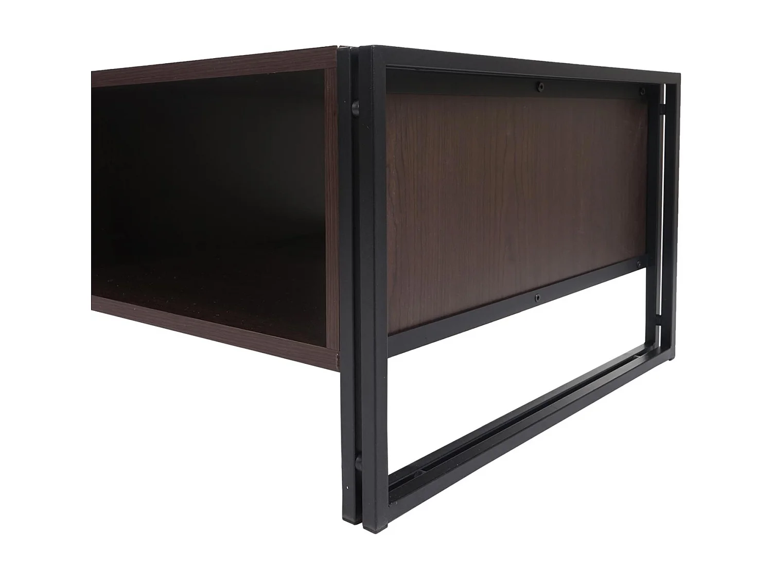 Table basse table d'appoint métal marron 120 x 60 x 41 cm 04_0008421