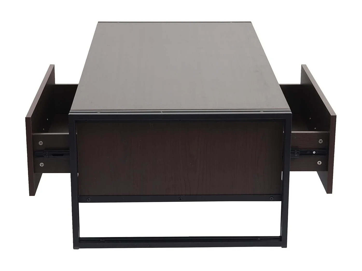 Table basse table d'appoint métal marron 120 x 60 x 41 cm 04_0008421