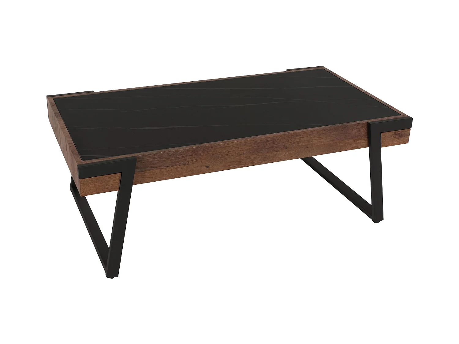 Table basse table de bois marron 75 x 18 x 130 cm 04_0008447