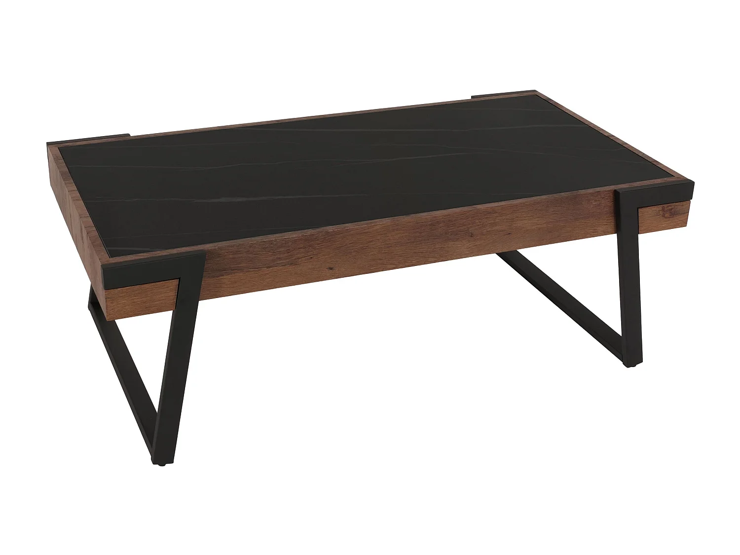 Table basse table de bois marron 75 x 18 x 130 cm 04_0008447