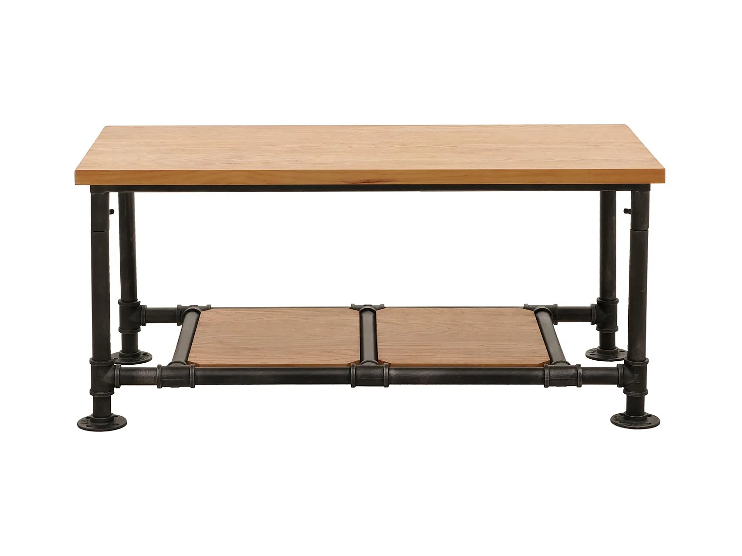 Table basse table d'appoint métal marron 52 x 23 x 108 cm 04_0008466