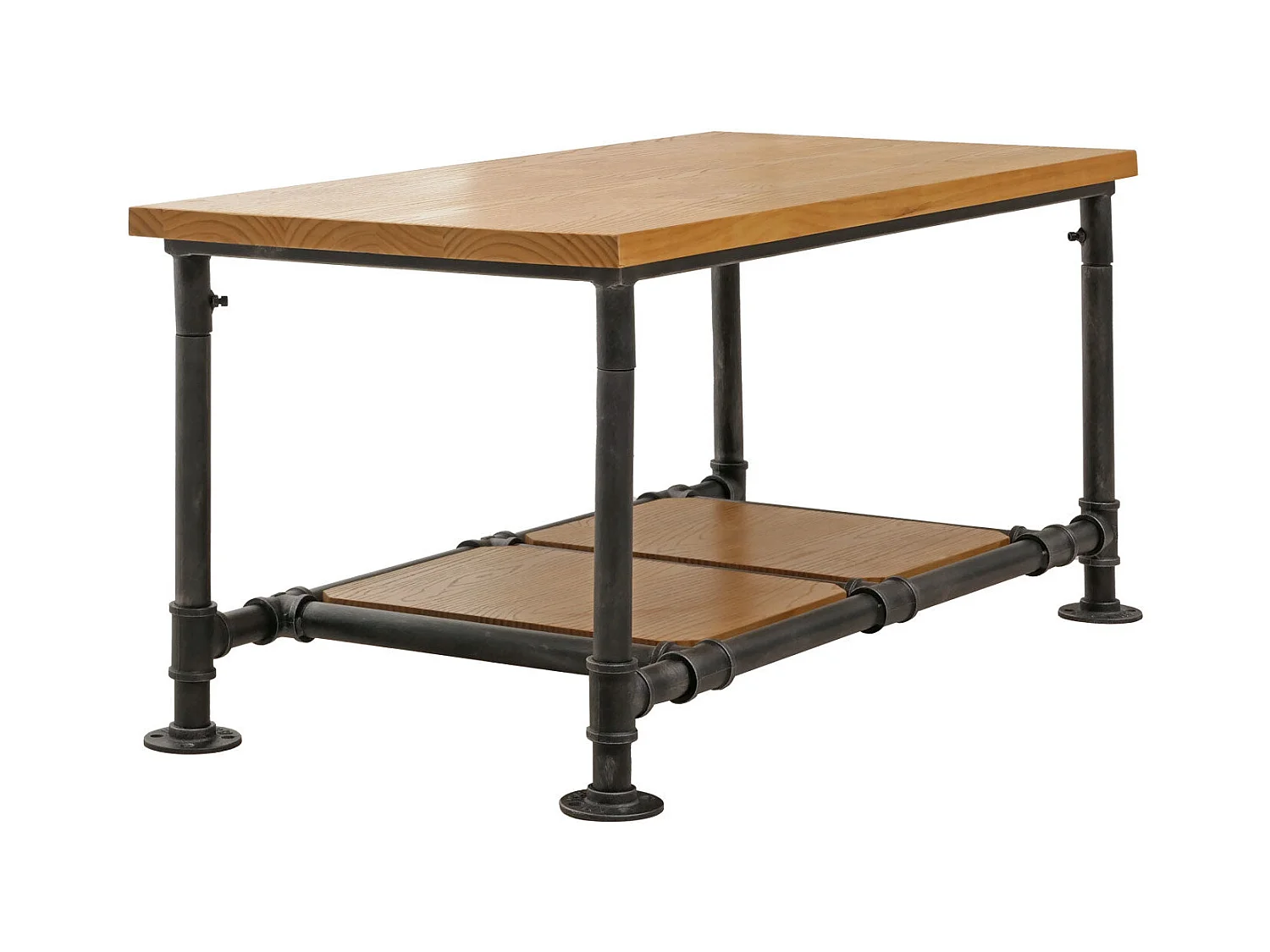 Table basse table d'appoint métal marron 52 x 23 x 108 cm 04_0008466