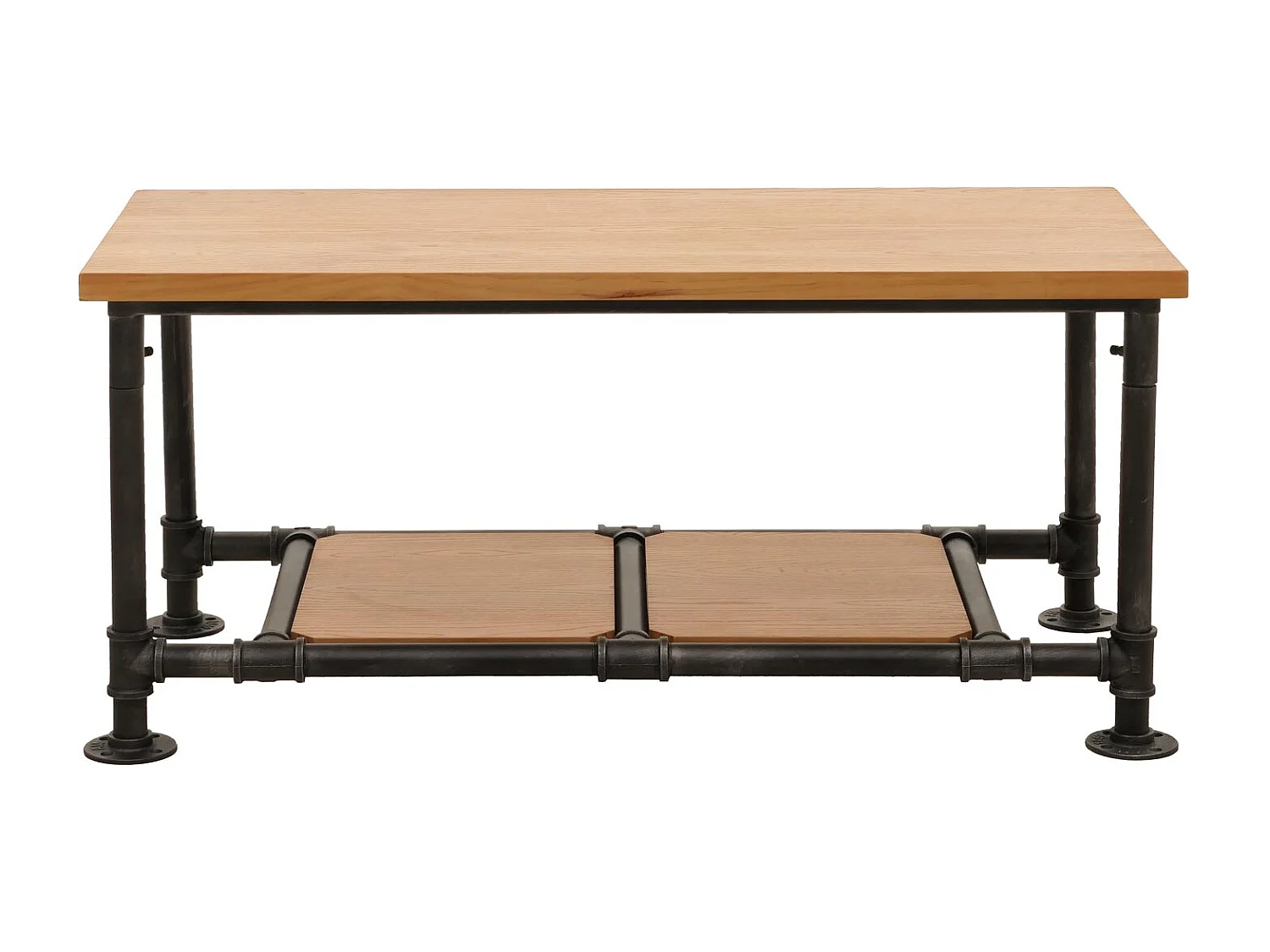 Table basse table d'appoint métal marron 52 x 23 x 108 cm 04_0008466