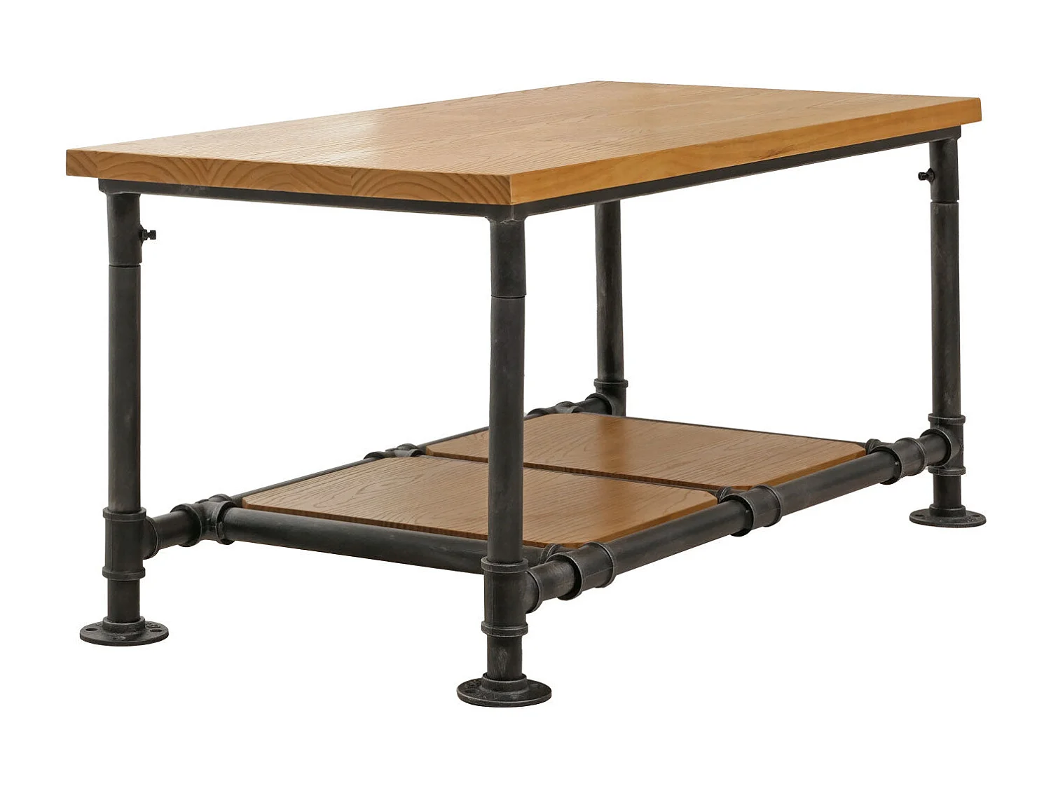 Table basse table d'appoint métal marron 52 x 23 x 108 cm 04_0008466