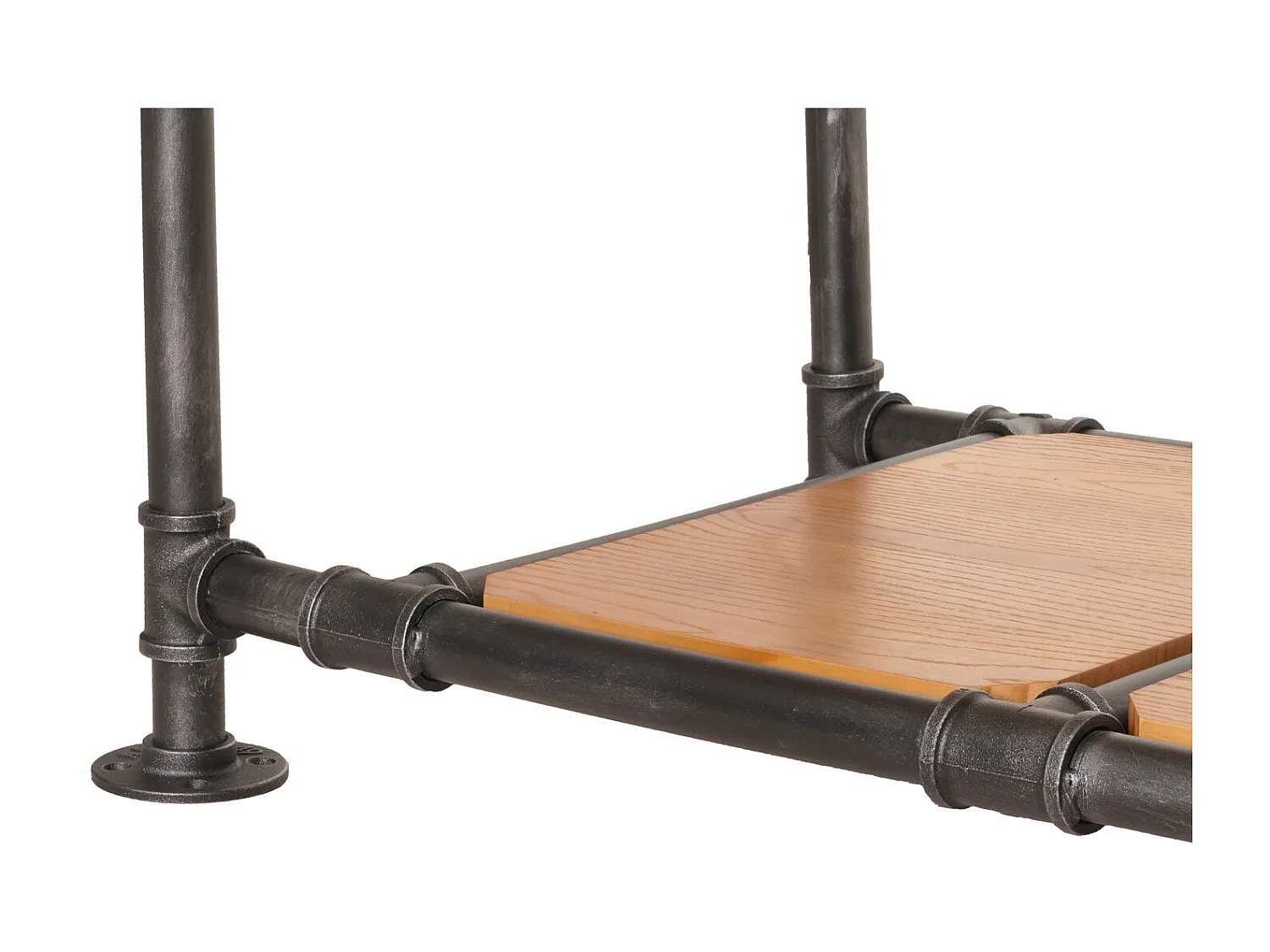 Table basse table d'appoint métal marron 52 x 23 x 108 cm 04_0008466