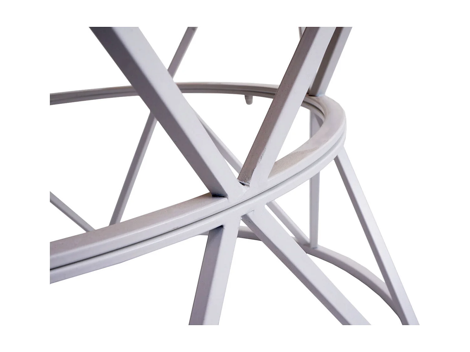 Table basse table d'appoint métal blanche 69 x 38 x 70 cm 04_0008470