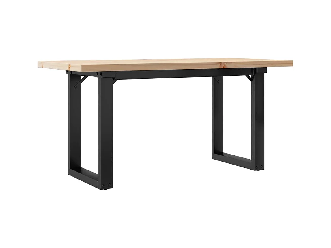 Table basse rectangulaire style marron 90 x 40 x 45.5 cm DEC036252