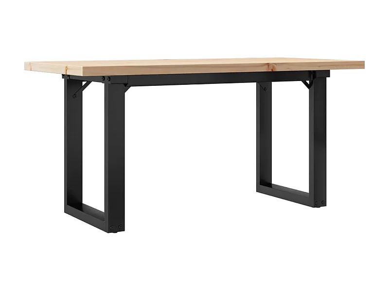 Table basse rectangulaire style marron 90 x 40 x 45.5 cm DEC036252