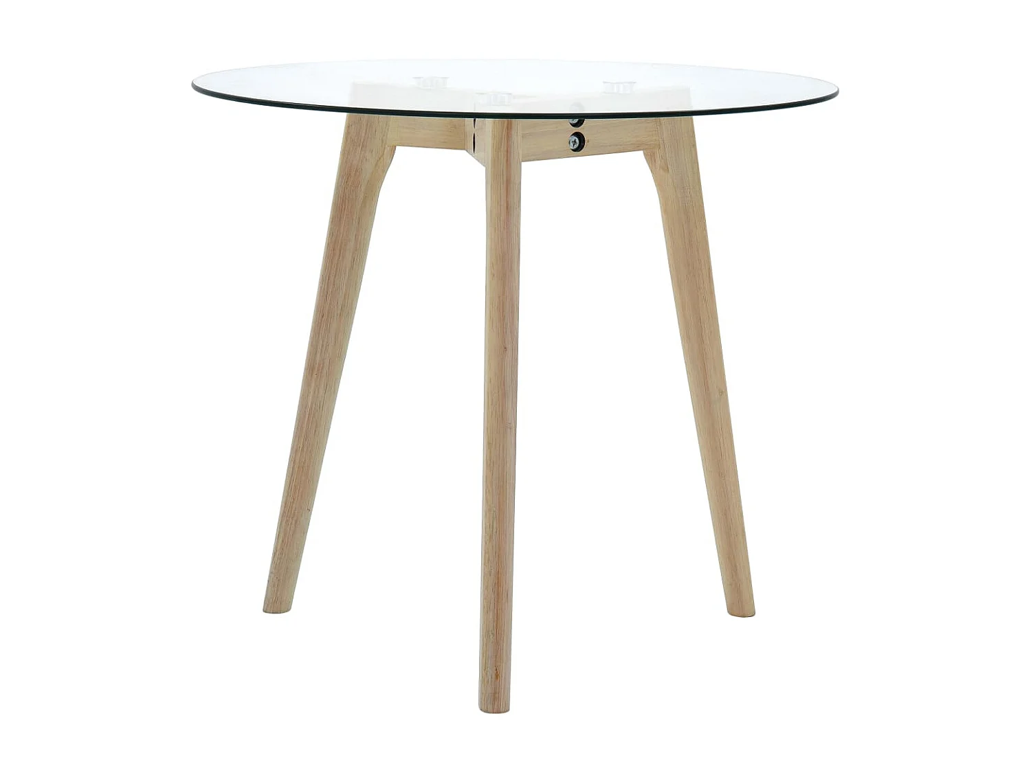 Ensemble de deux tables verre 50 x 50 x 46 cm DEC031274