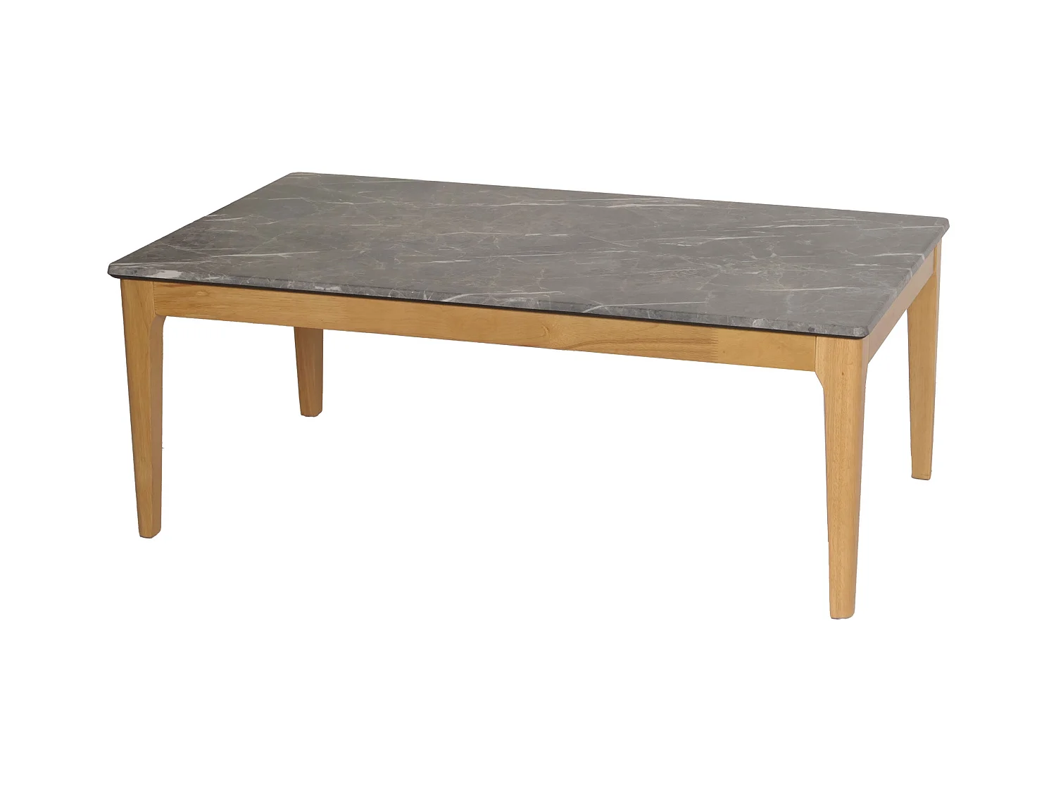 Table basse table d'appoint bois marron 77 x 11 x 128 cm 04_0008461