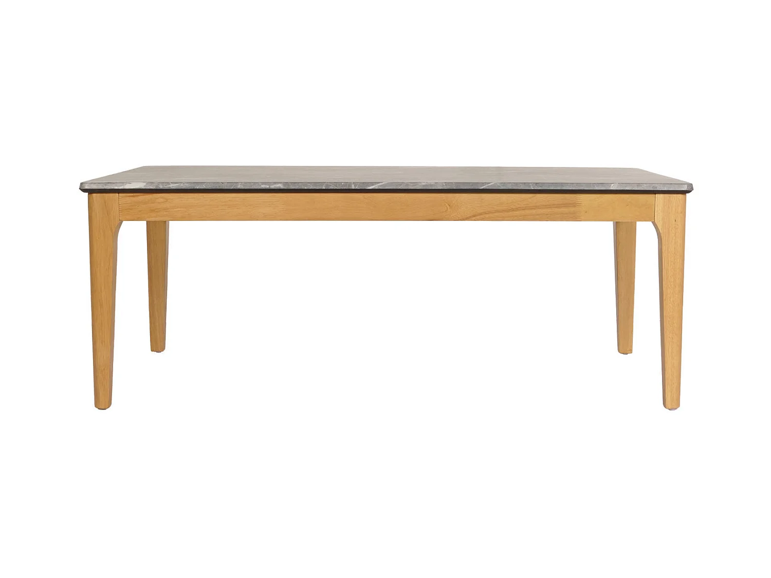 Table basse table d'appoint bois marron 77 x 11 x 128 cm 04_0008461