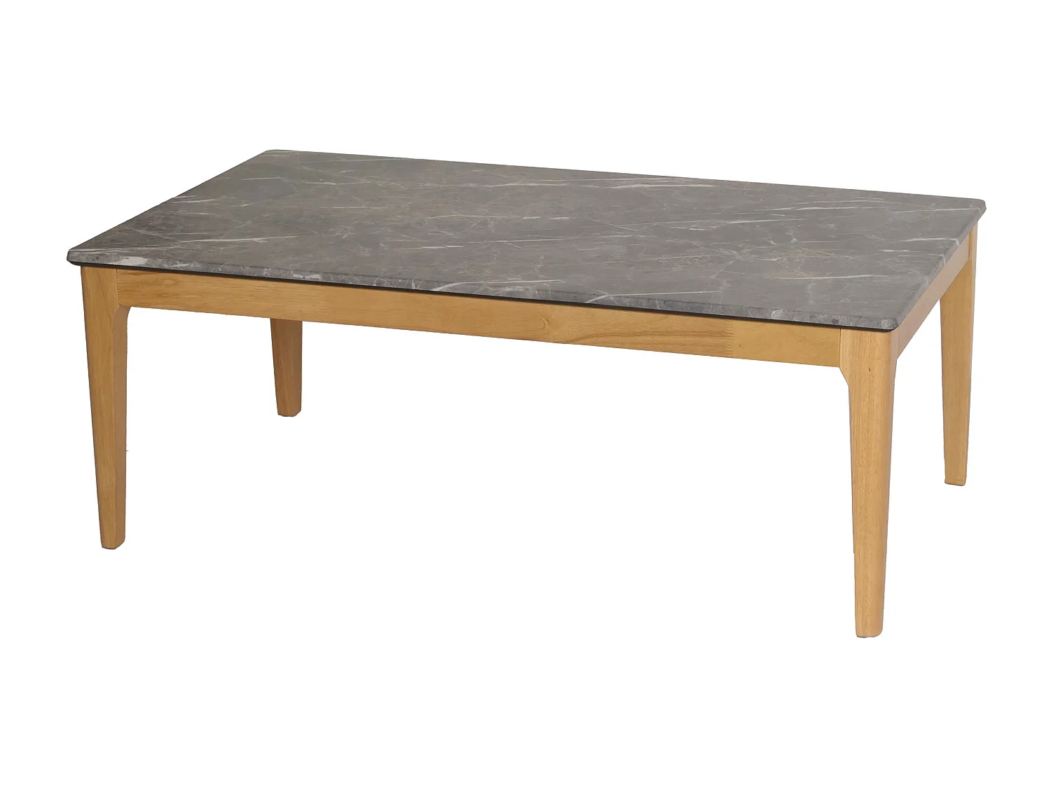 Table basse table d'appoint bois marron 77 x 11 x 128 cm 04_0008461