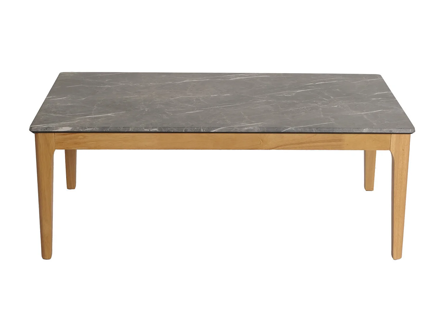 Table basse table d'appoint bois marron 77 x 11 x 128 cm 04_0008461