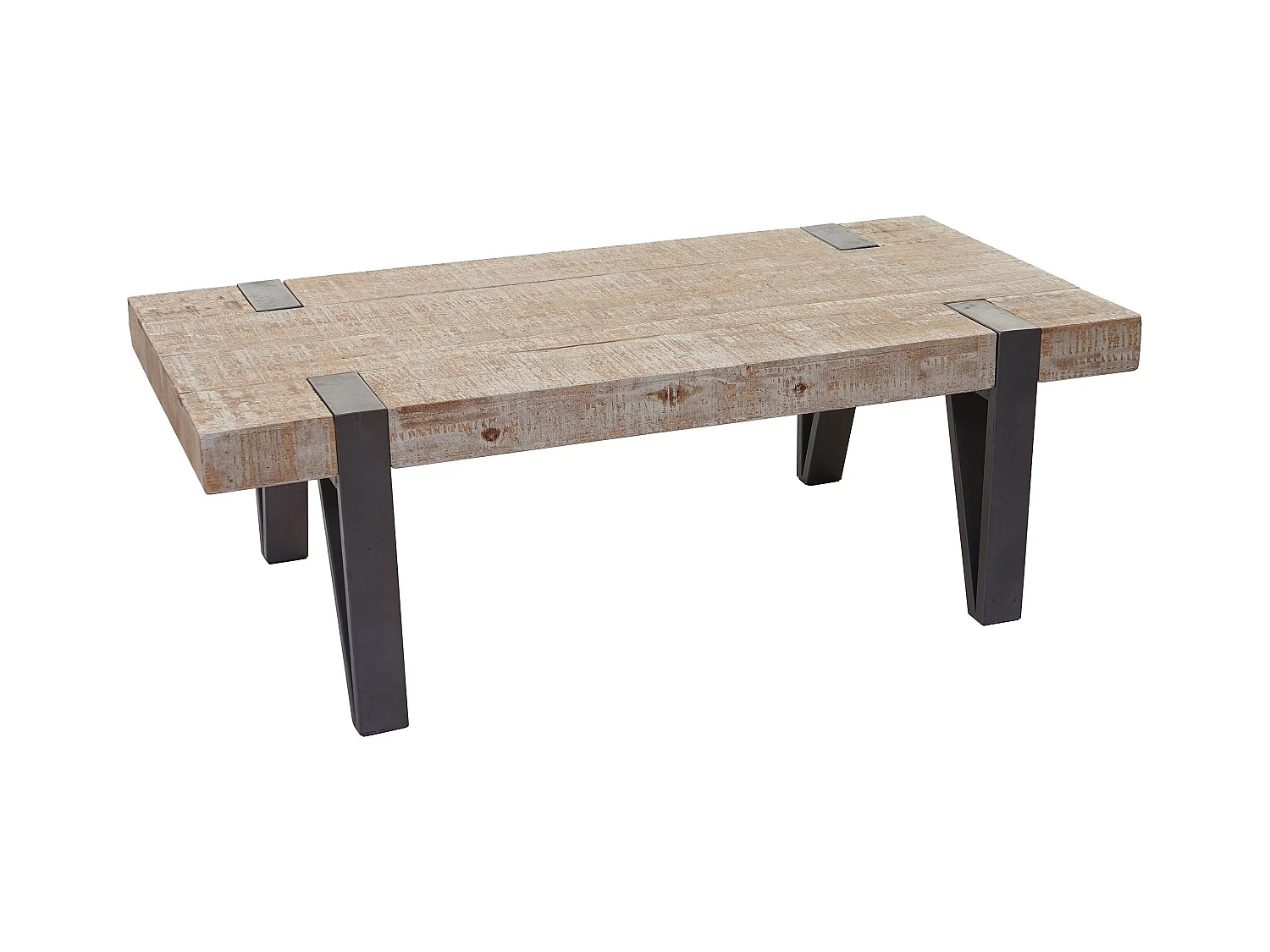 Table basse table de bois marron 120 x 60 x 40 cm 04_0005006