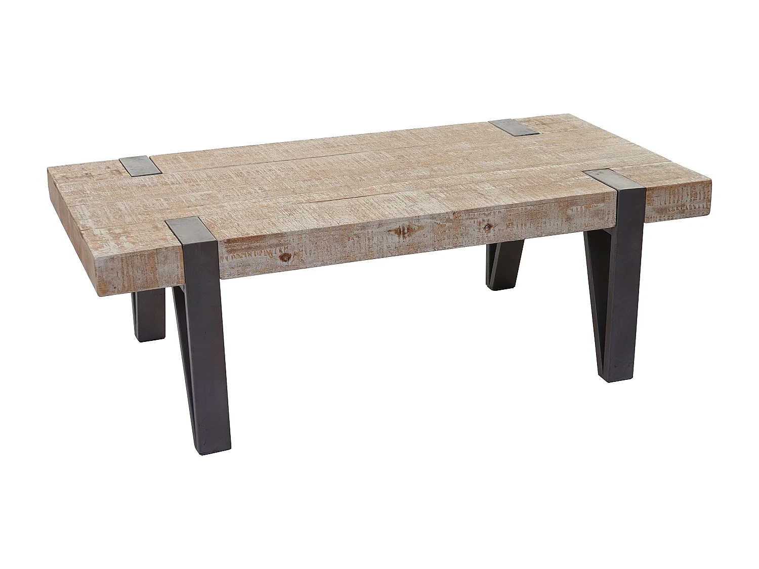Table basse table de bois marron 120 x 60 x 40 cm 04_0005006