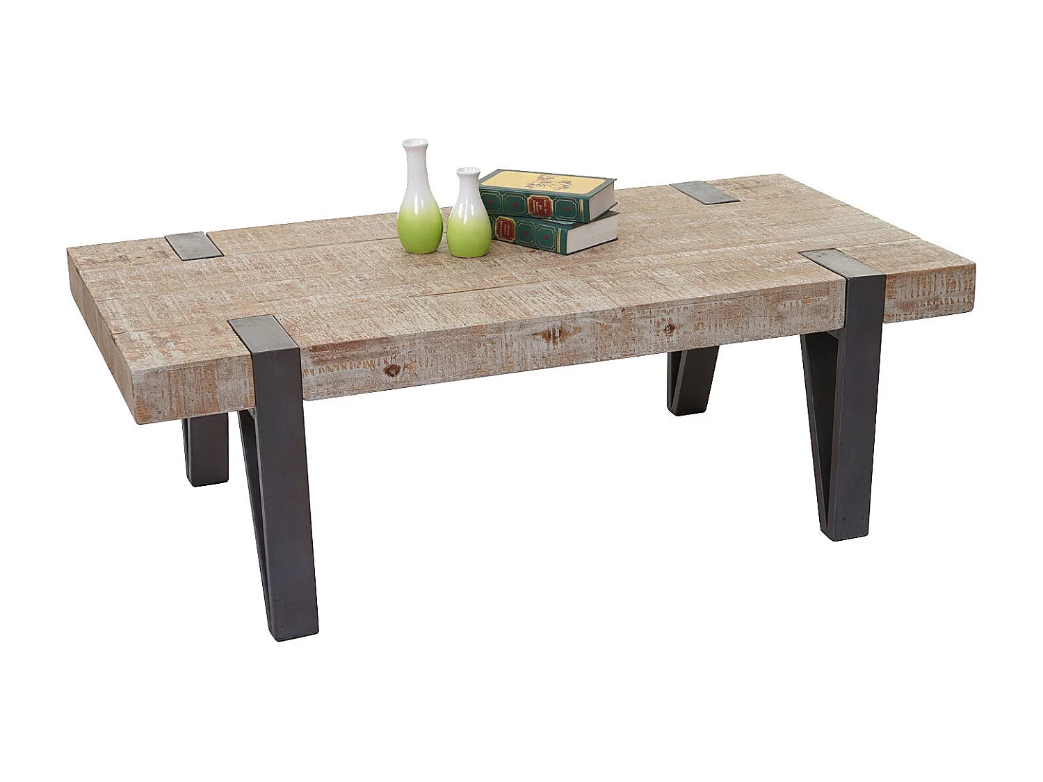 Table basse table de bois marron 120 x 60 x 40 cm 04_0005006