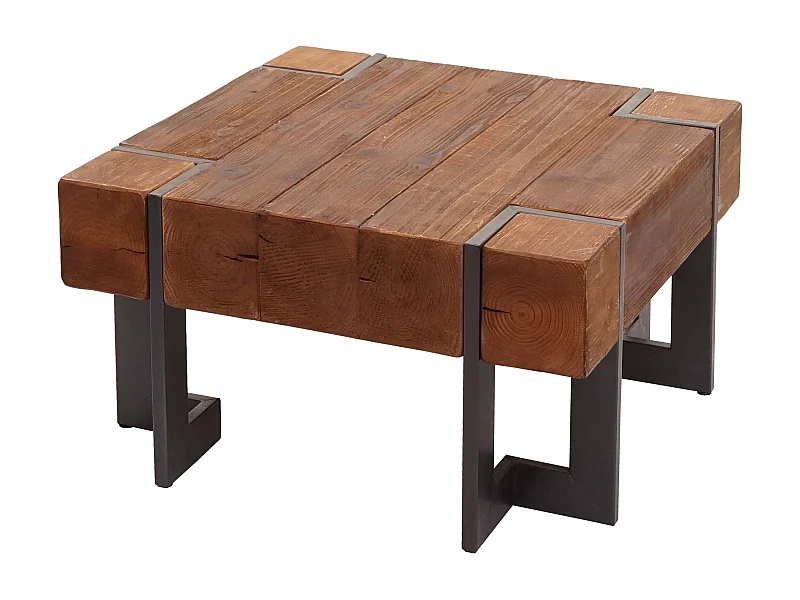 Table basse table de métal marron 78 x 23 x 79 cm 04_0008418