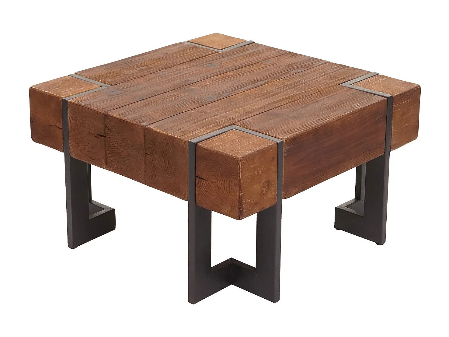 Table basse table de métal marron 78 x 23 x 79 cm 04_0008418