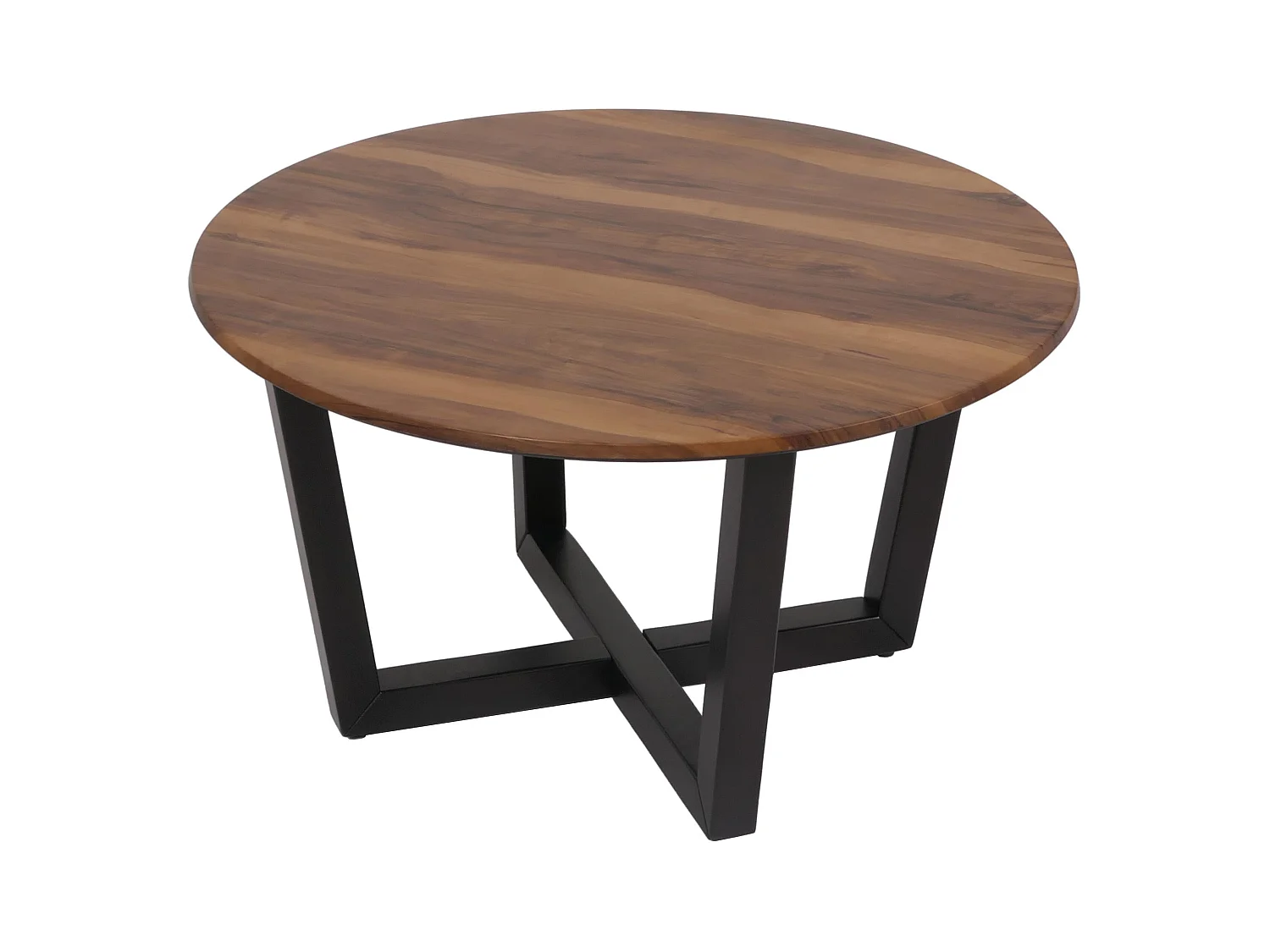 Table basse table d'appoint bois marron 87 x 10 x 93 cm 04_0008464