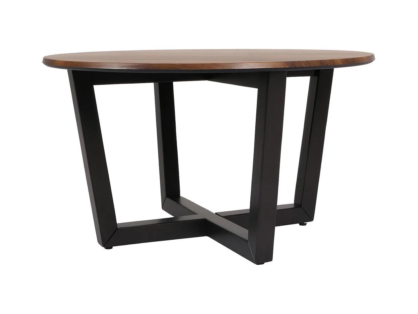 Table basse table d'appoint bois marron 87 x 10 x 93 cm 04_0008464