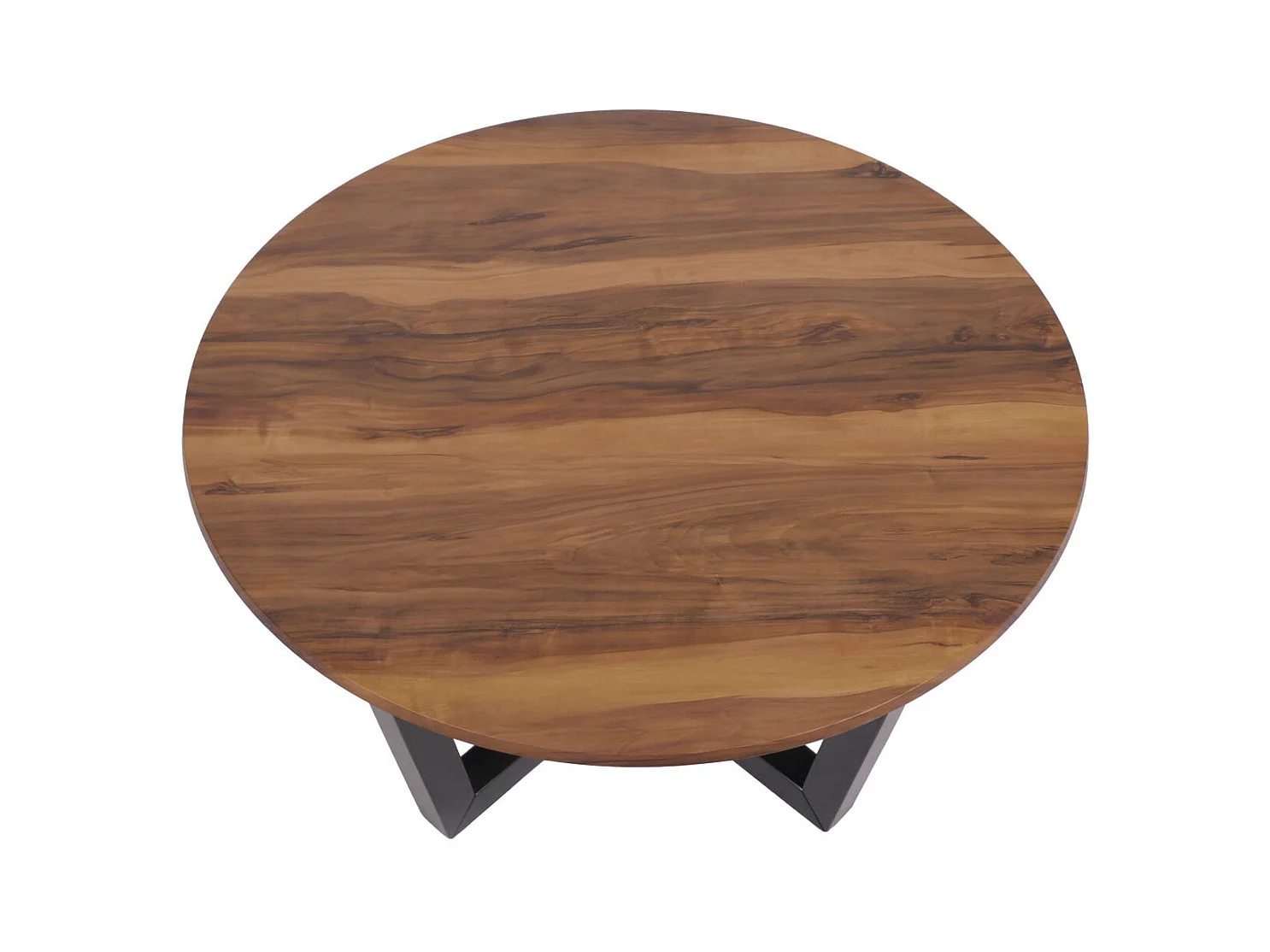 Table basse table d'appoint bois marron 87 x 10 x 93 cm 04_0008464