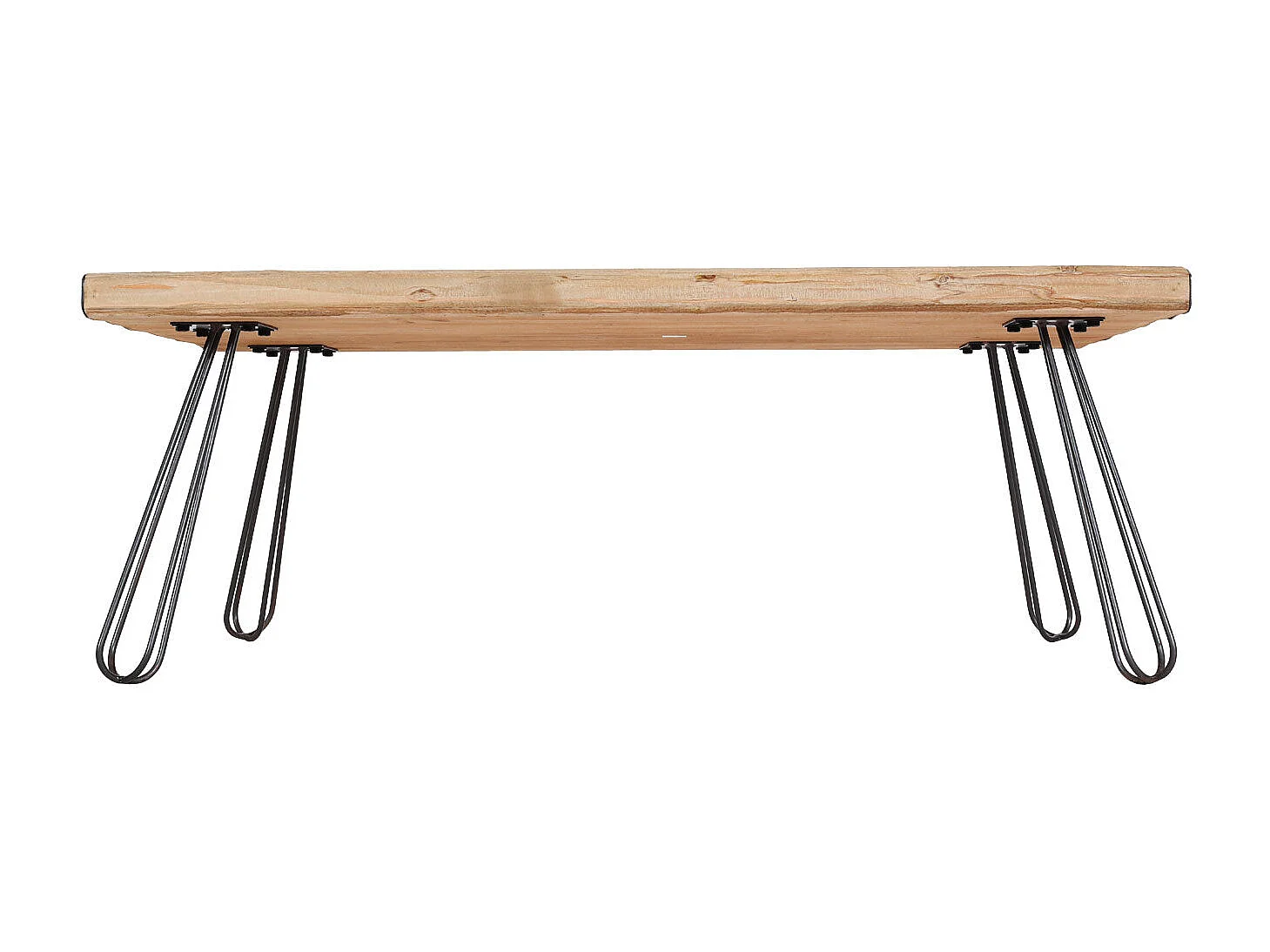 Table basse design industriel bois marron 65 x 20 x 125 cm 04_0008440