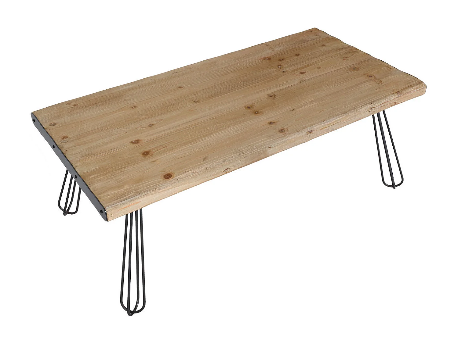 Table bae deign indutriel boi marron 65 x 20 x 125 cm 04_0008440