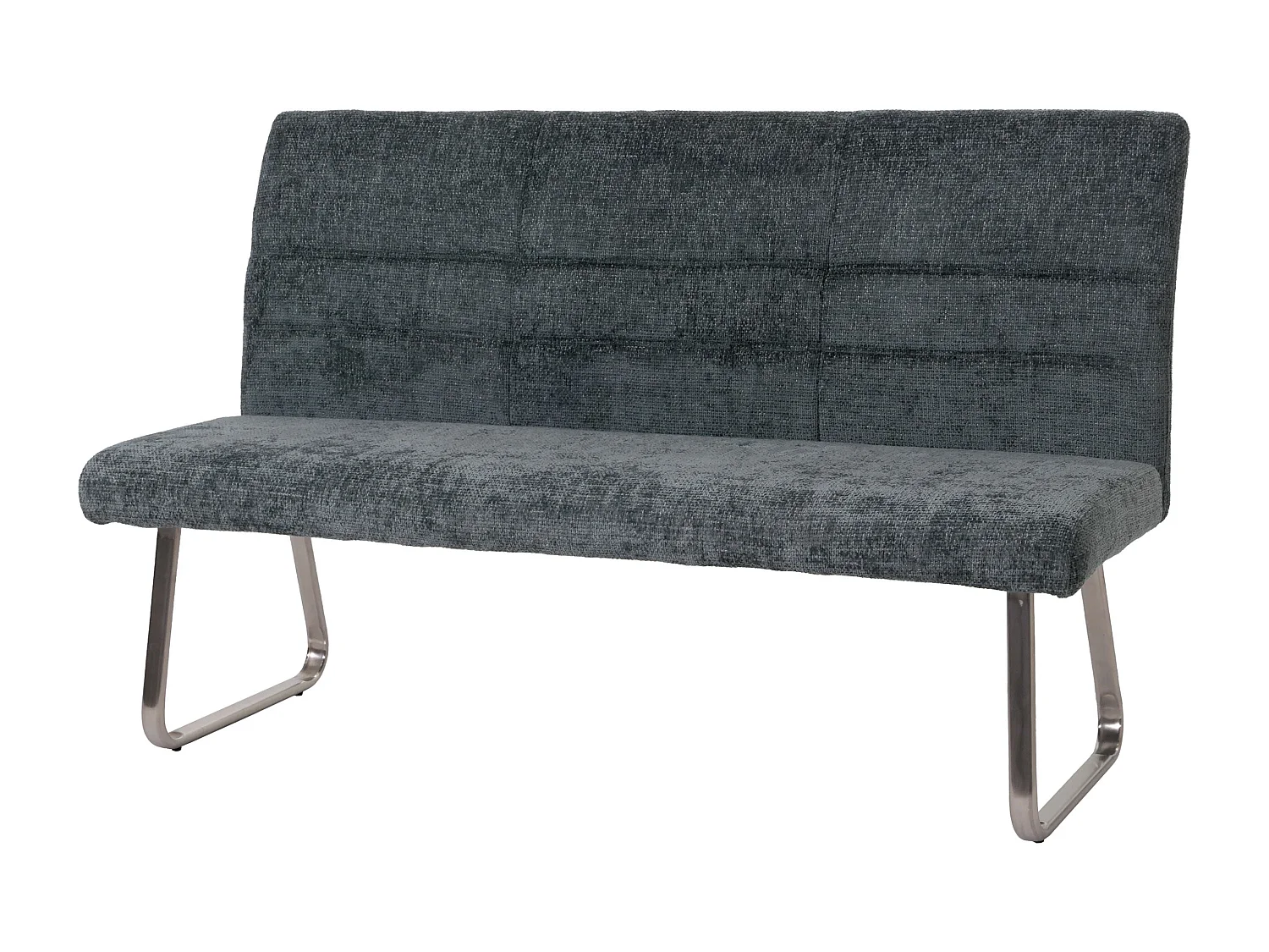 Banc canapé de salle argenté 65 x 33 x 163 cm 04_0005815