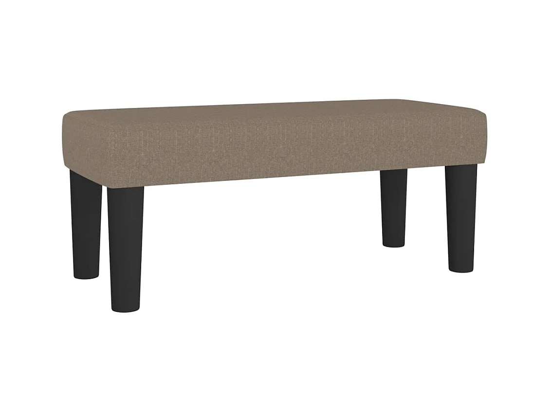 Banc bout de lit tissu 70 x 30 x 30 cm DEC024686