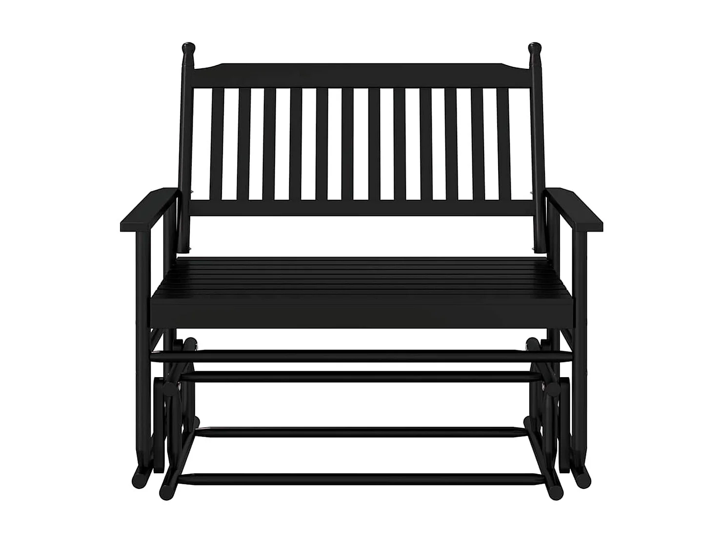 Banc à bascule de bois marron 118 x 70 x 104.5 cm DEC028718