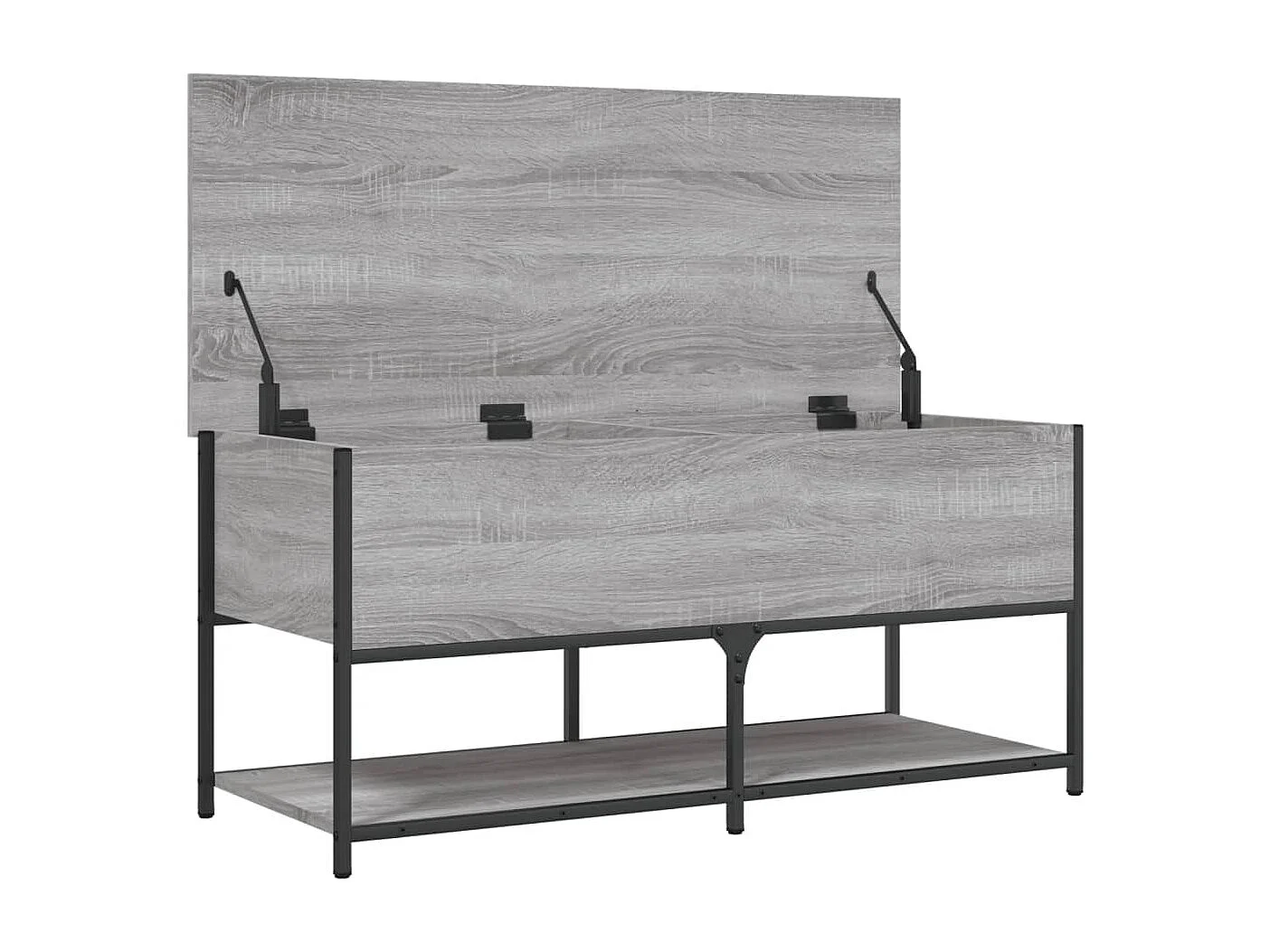 Banc banquette avec compartiment bois marron 100 x 42.5 x 47 cm DEC024794