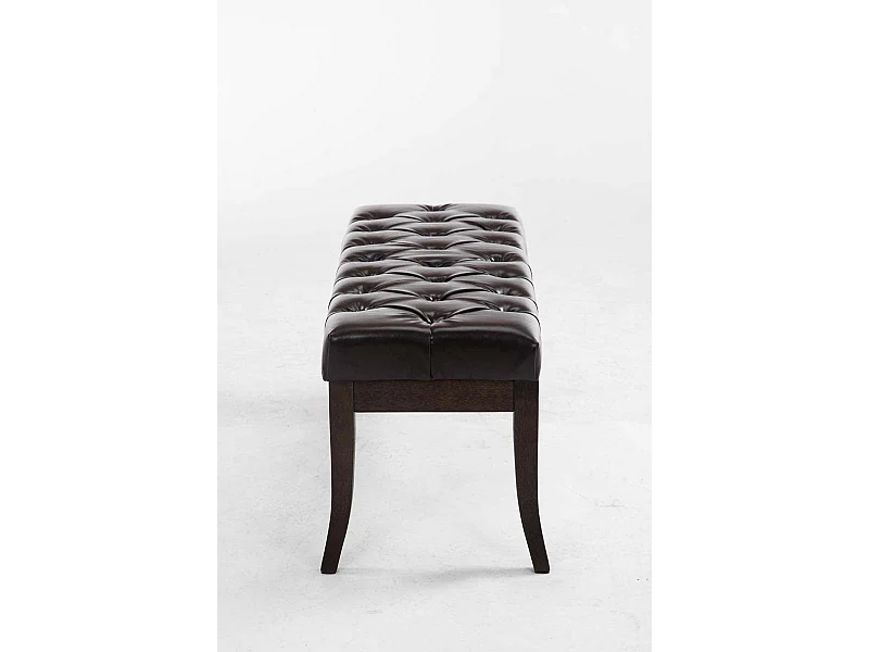 Banc design Chesterfield 100 bois marron 100 x 38 x 46 cm 10_0003670
