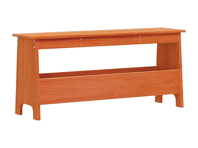 Banc tabouret d'entrée 100 bois marron 100 x 28 x 45 cm DEC024703