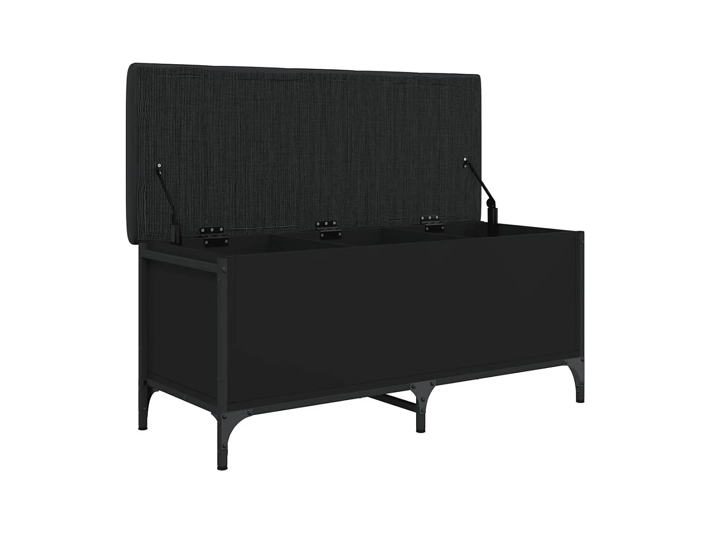 Banc banquette avec espace métal marron 102 x 42 x 45 cm DEC024770