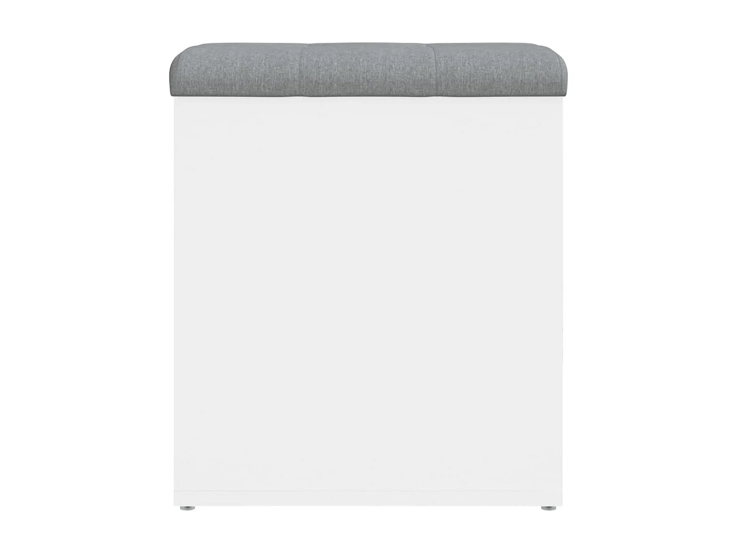 Banc banquette de rangement bois blanche 42 x 42 x 45 cm DEC024709