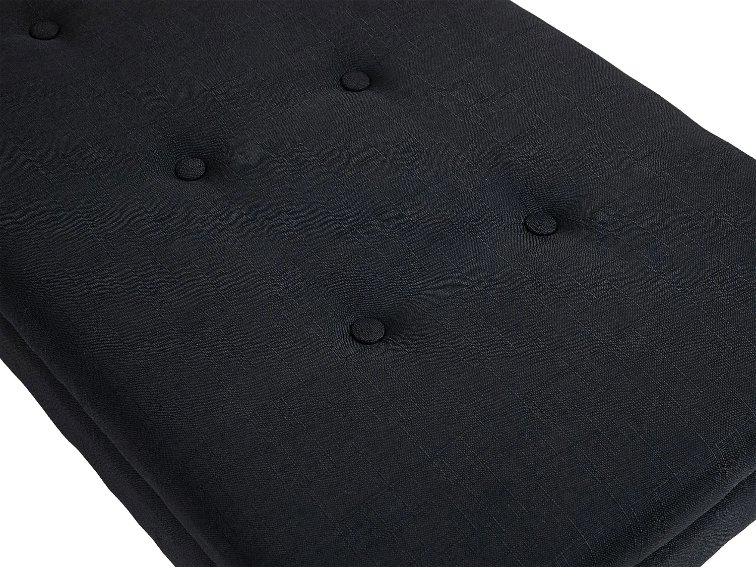 Banquette bout de lit tissu noire 98 x 57 x 51 cm 10_0003654