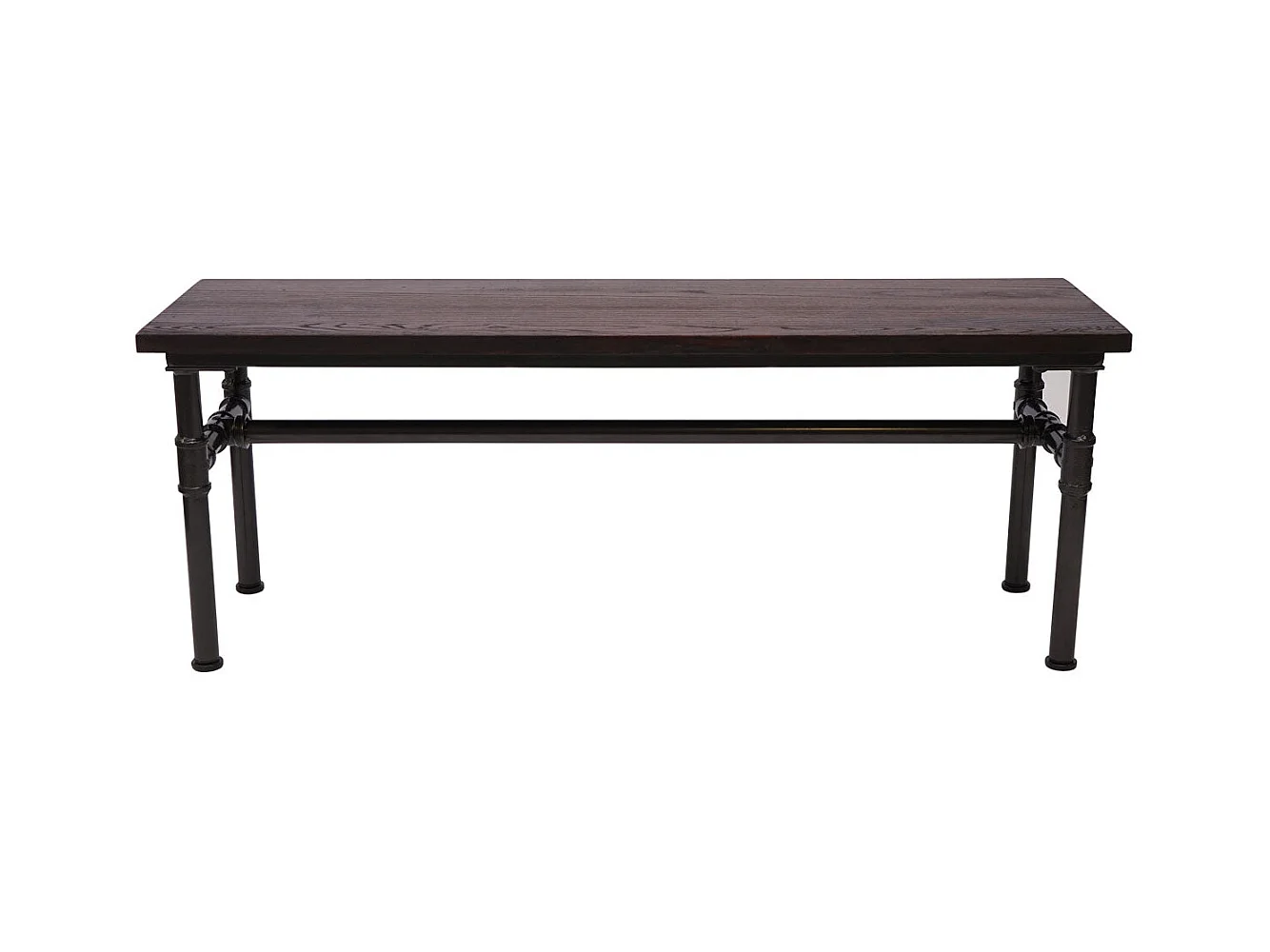 Banc tabouret de salle bois marron 120 x 35 x 45 cm 04_0001153