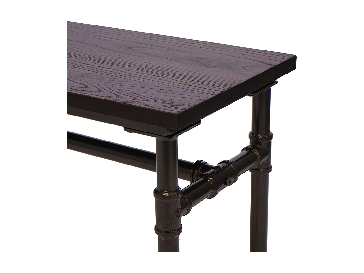 Banc tabouret de salle bois marron 120 x 35 x 45 cm 04_0001153