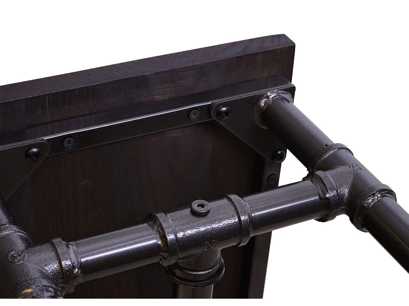 Banc tabouret de salle bois marron 120 x 35 x 45 cm 04_0001153